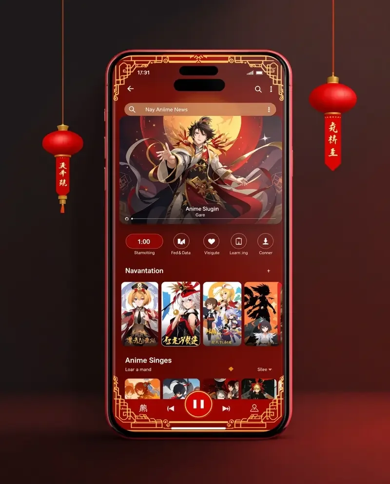 动漫共和国 APP 界面